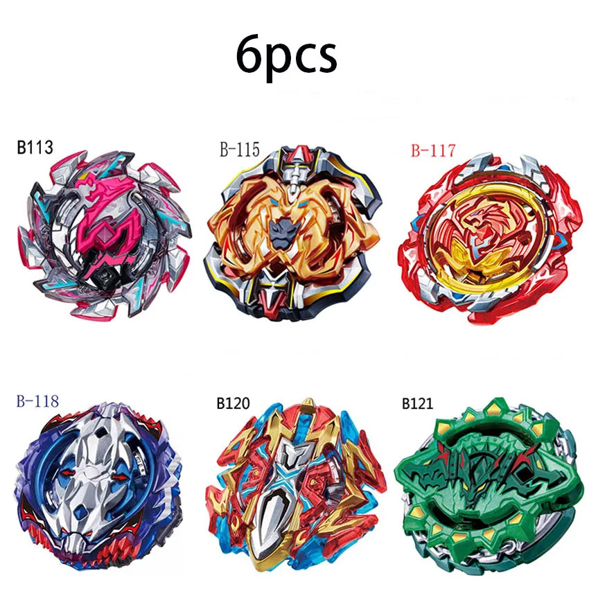 6 psc-4 beyblades Burst Launcher гироскоп Арена диск захватывающий Дуэль спиннинг Топ Launcher beyblades Арена стадион подарок для детей - Цвет: 6 psc-4