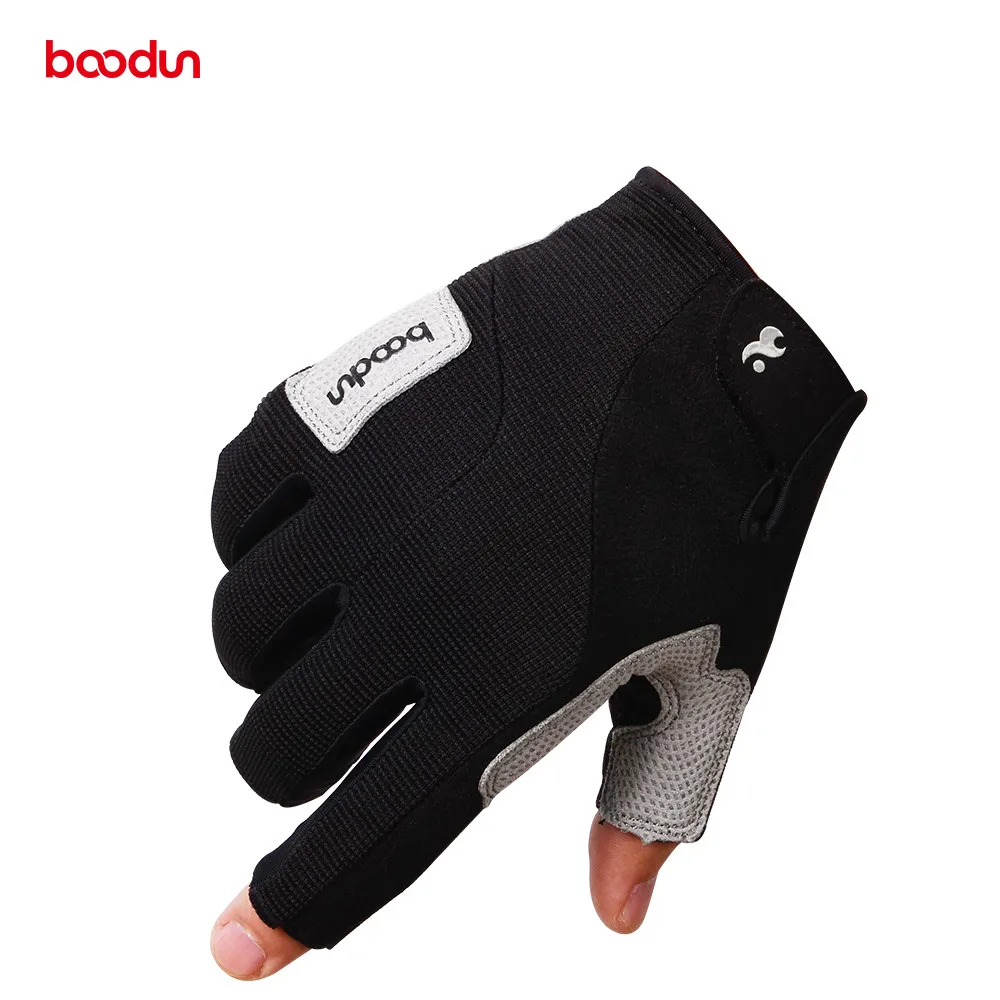 BOODUN Pro Summer Men Women Hiking Gloves Half Finger Breathable Outdoor Sports Glove Equipment Tactical Gloves Climbing Gloves half finger work gloves practical outdoor sport camping hiking riding climbing tactical gloves cycle gloves men glove
