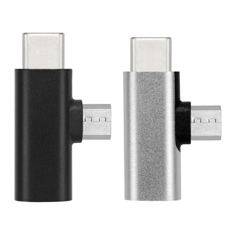 8 контактный разъем Lightning мама Type C + Micro USB папа для зарядки|Переходники и адаптеры|