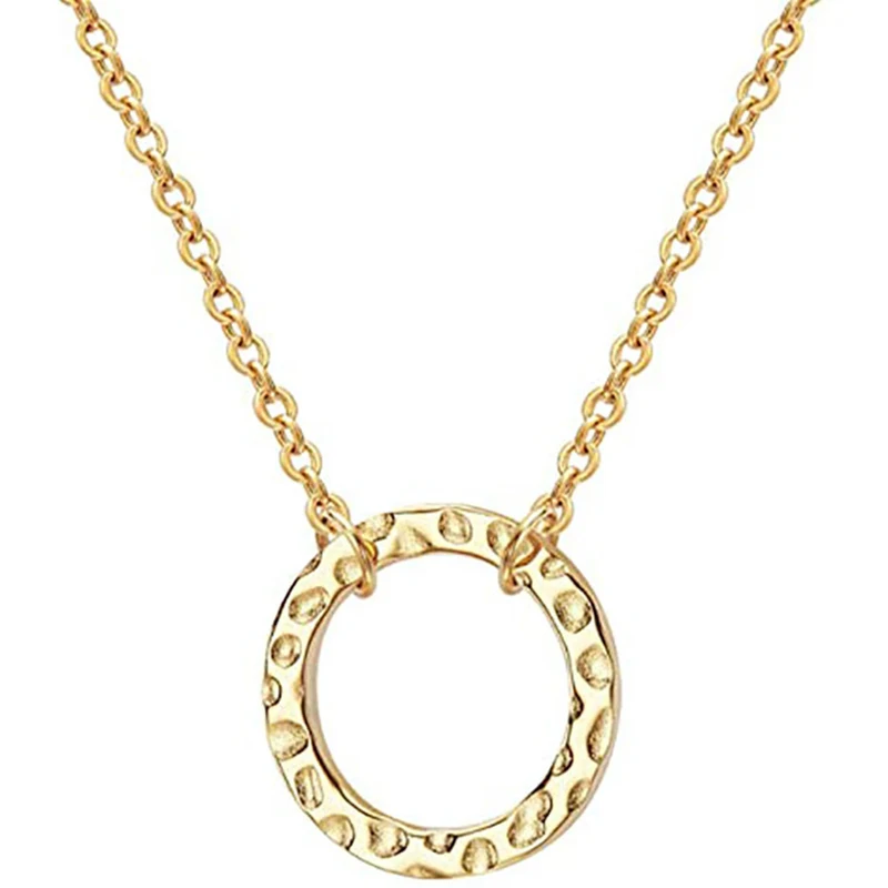 

Disc Necklace Layered Round Necklace Bar Y-shaped Pendant Necklace Gold Plated Necklace Women's