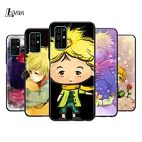 cute little prince for huawei honor 30 20s 20 10i 9s 9a 9c 9x 8x 10 9 lite 8a 7c 7a pro soft black phone case