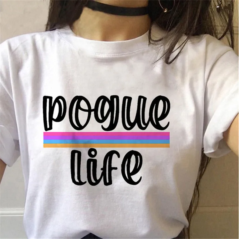 Женская футболка с короткими рукавами Luslos Pogue Life TV Show Friends летние мягкие пляжные
