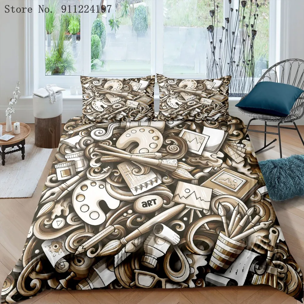 

Repair Tools Duvet Cover Set 3D Printed Comforter 2/3pcs Bedding Sets King Single Full Double Size Luxury High Quality Bed Linen