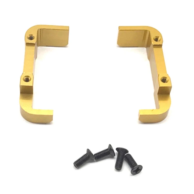 

2 Set RC Car Battery Baffle Mount Base Replacement Accessories Fit for WLtoys 144001 1/14 4WD Parts, Grey & Yellow