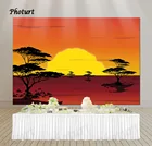 Фон для фотосъемки с изображением пастбища заката фон для детского дня рождения с изображением Золотой заката из полиэстера виниловый баннер для фотосъемки реквизит для украшения