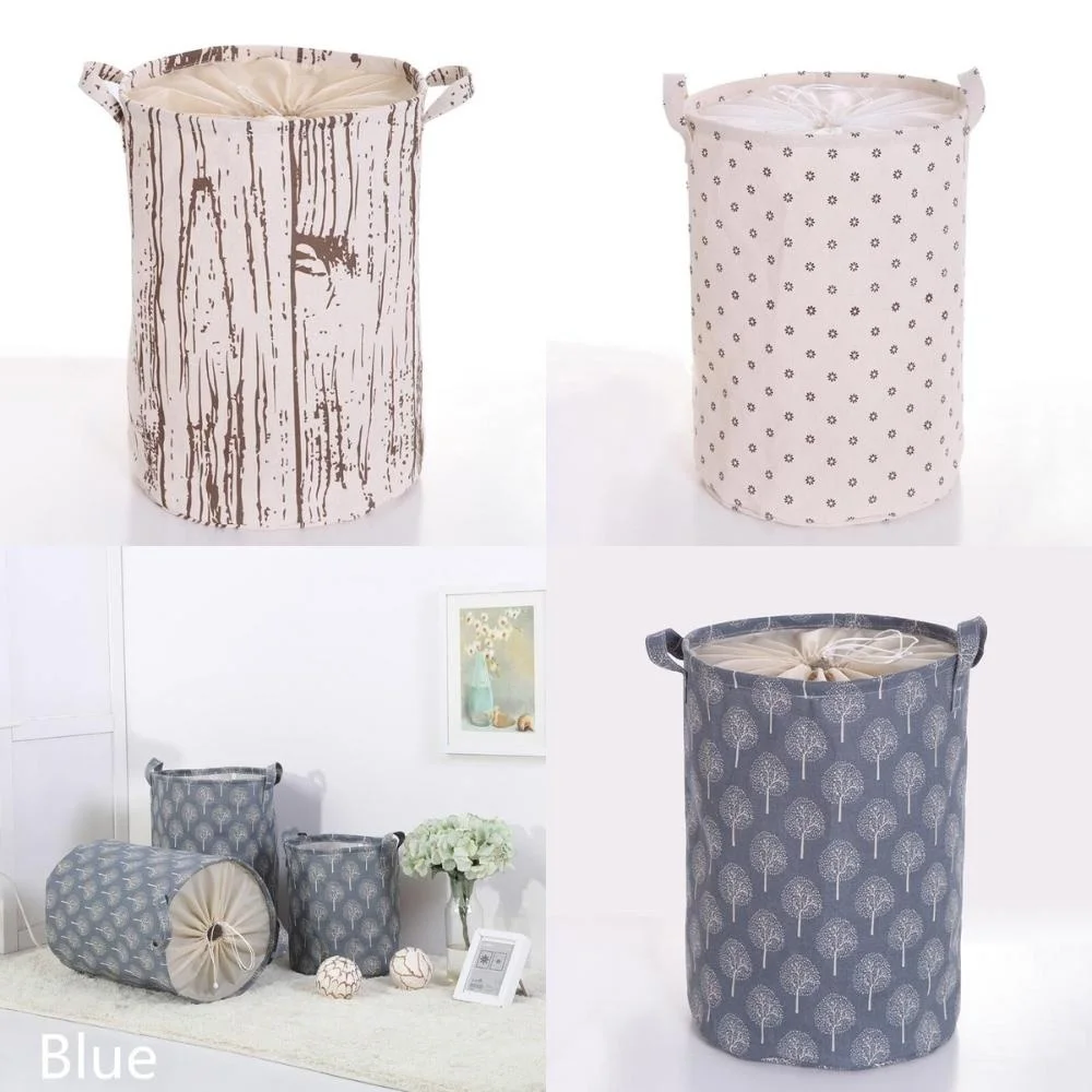 1 шт. 3 цвета водонепроницаемый холст корзина для белья стирки грязной одежды