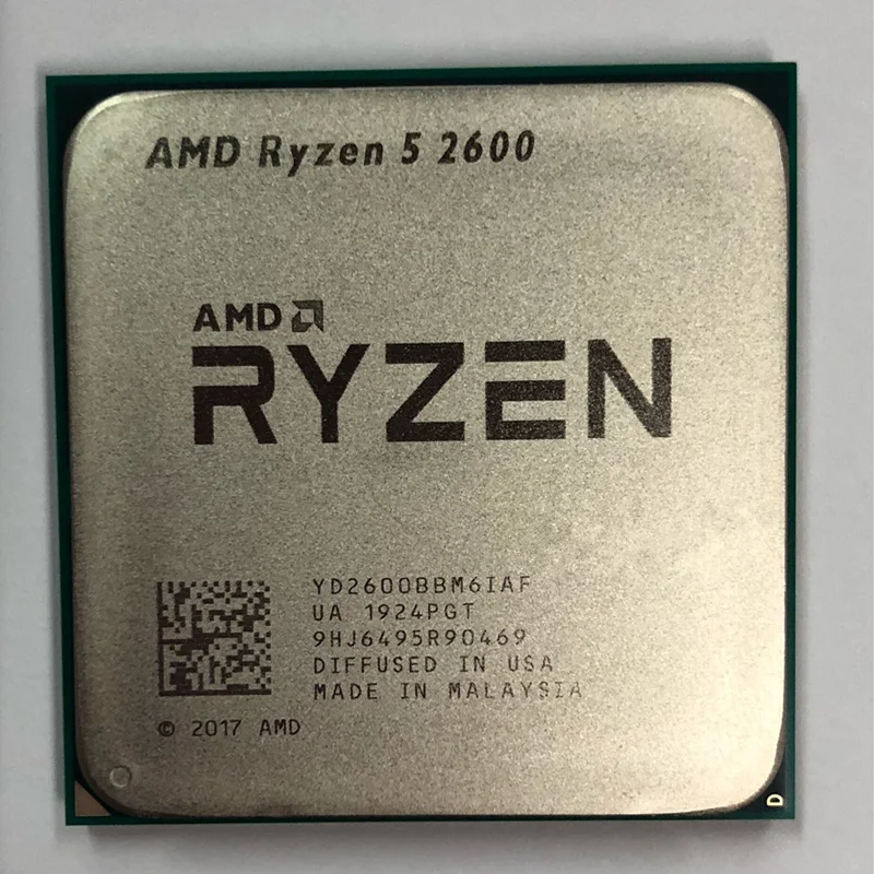AMD Ryzen 5 2600 R5 3 4 ГГц шестиядерный двенадцать core 65 Вт Процессор YD2600BBM6IAF гнездо