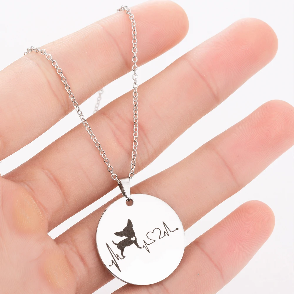 Ожерелье Sasusp с подвеской в виде собаки Бультерьера для женщин ожерелья из