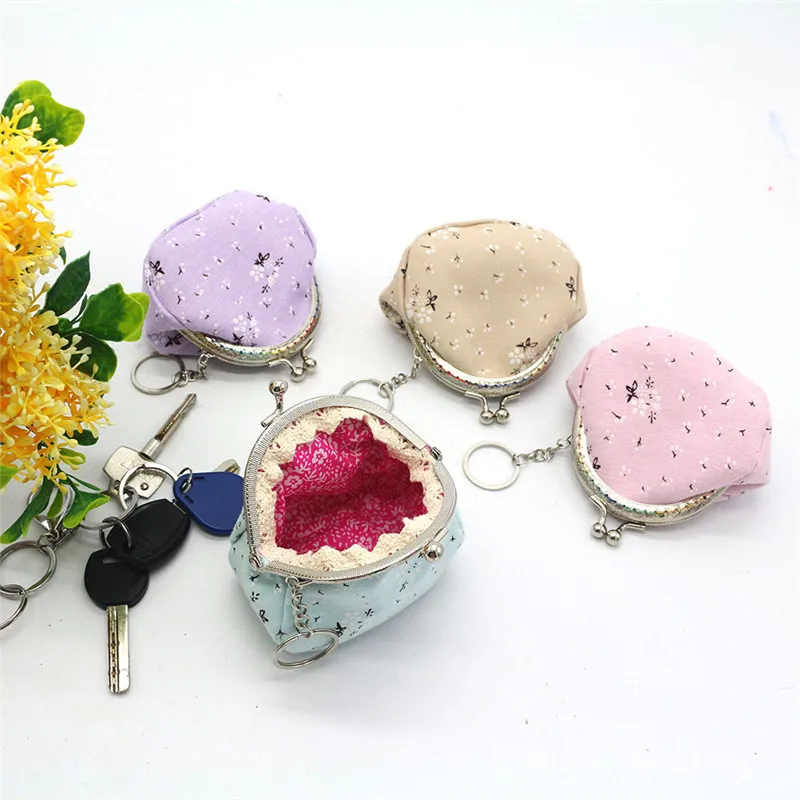 

Винтажные короткие кошельки для женщин, с цветочным узором, кошелек в стиле ретро, женский кошелек, кошелек для монет, Женский мини-кошелек, 1...