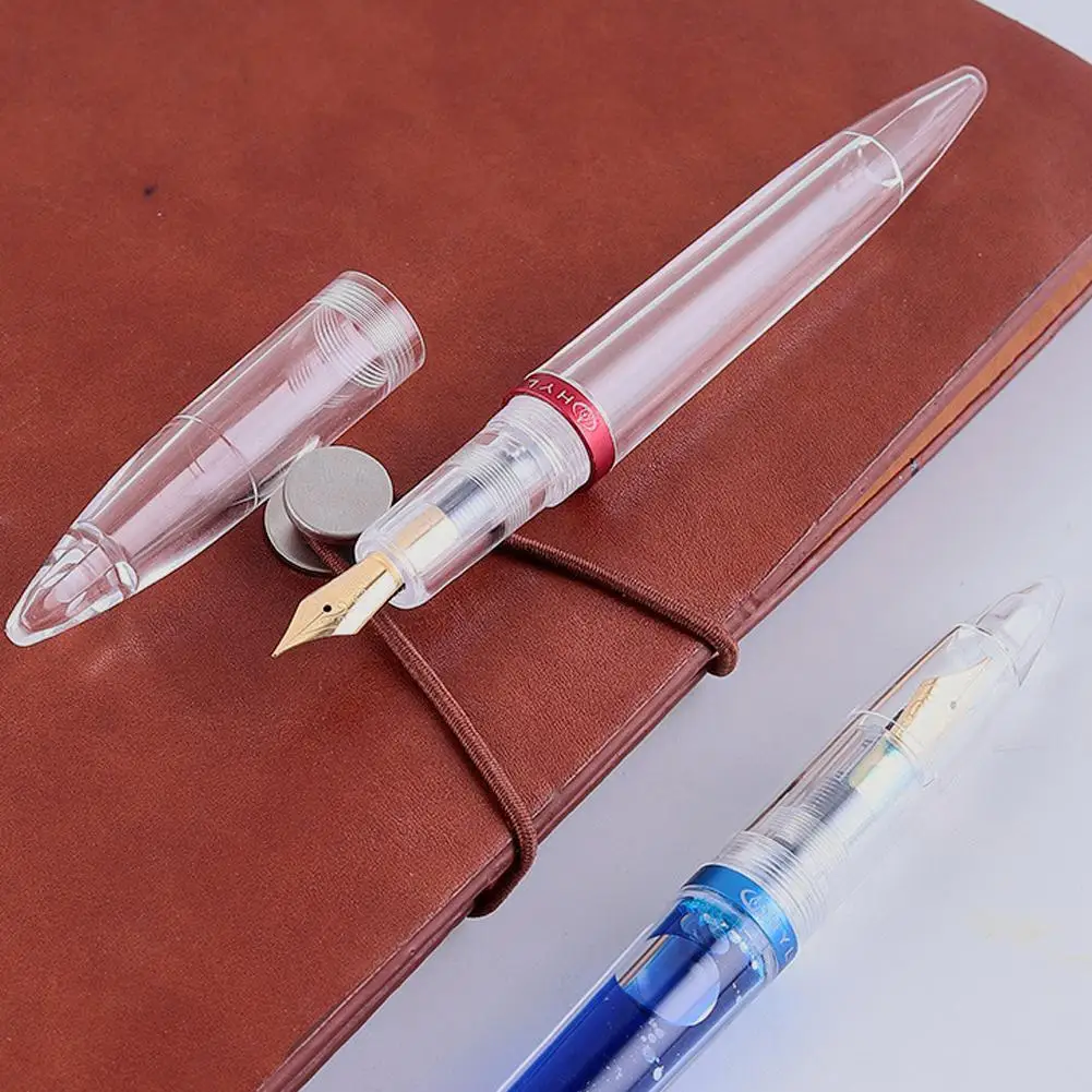 

One Piece Transparent Eyedropper Fountain Pen Art Creation Design Font Student Scrapbook School DIY Supplies Painting Stati J0W4