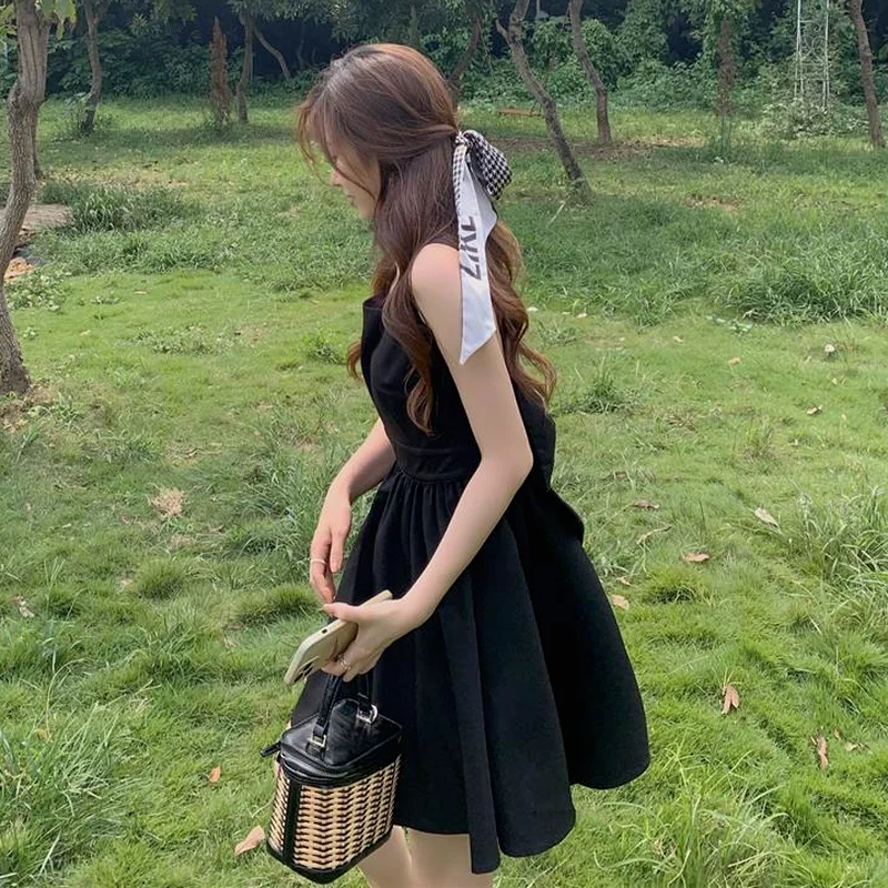 Платье женское с большим бантом на спине милый пикантный элегантный