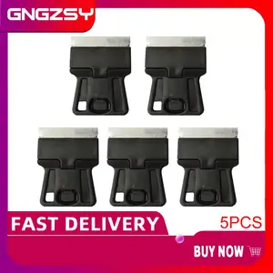 Скребок для бритвы ручной, 5 шт., лезвия из углеродистой стали, нож для удаления старой пленки, клея, мобильный телефон, средство очистки для экрана планшета, 5E18