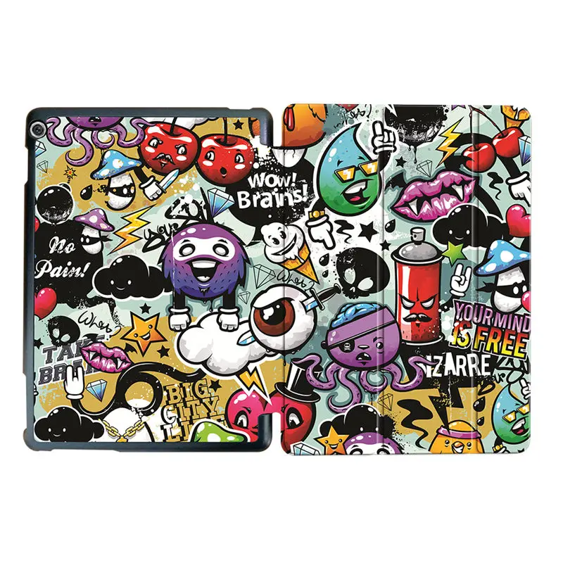 HW08 Чехол Sanmubaba для huawei MediaPad M3 Lite 10 BAH-W09 BAH-AL00 10,1 ''PU кожаный флип-стенд смарт-чехол Защитный чехол для планшета - Цвет: HW08