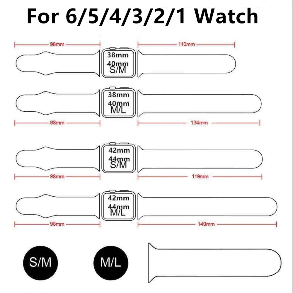 

Solid Color Applicable for Apple Watch Straps Two In One Replace for Applewatch 6 5 4 3 2 1 Generation Universal Bands and Case