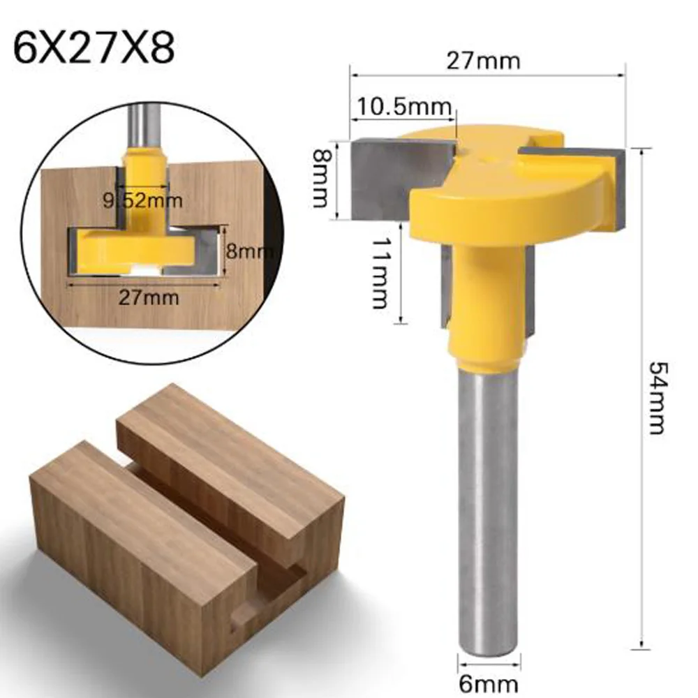 Долбежные фрезы обрезки ремонтная мастерская 6 мм хвостовик Т Тип