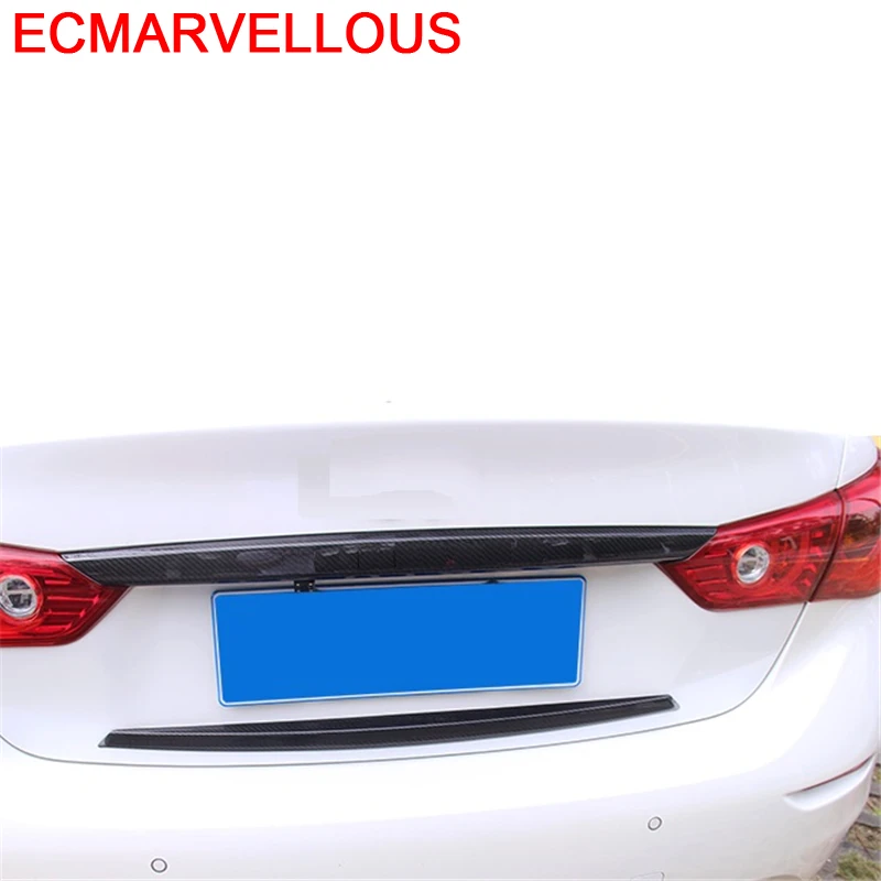 Auto Body Trunk Rear Bumper Automobile Modified Chromium Car Styling Sticker Strip Accessories Protecter 16 FOR Infiniti Q50 | Автомобили