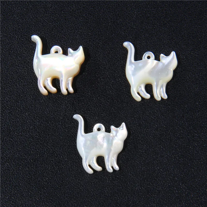 Бусины из ракушек и кошек резные подвески натуральной перламутровой жемчужины