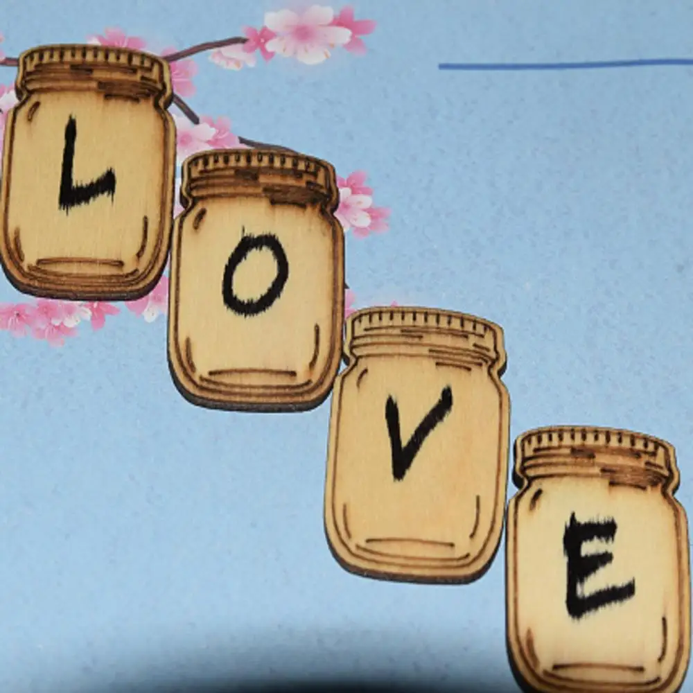 

10 шт., деревянные фишки для украшения бутылок