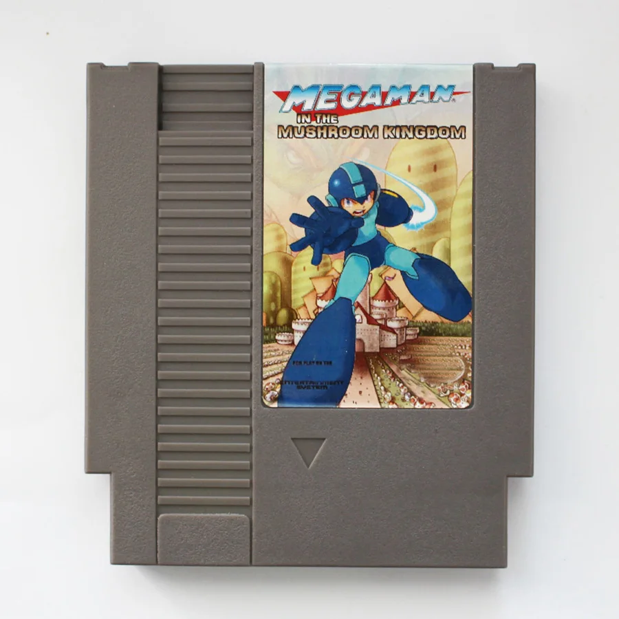 Мега человек в гриб 72 шпильки карточная игра для 8 битный игровой плеер|Картриджи|