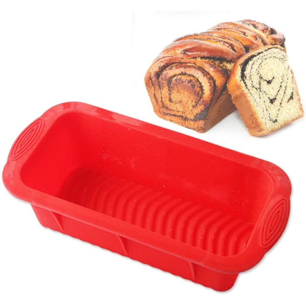Сковорода для прямоугольных тостов форма хлеба пирога силиконовая буханка
