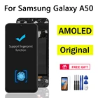 Оригинальный ЖК-дисплей AUMOOK 6,4 ''для Samsung Galaxy A50, ЖК-дисплей с сенсорным экраном и дигитайзером в сборе для Pantalla Samsung A50, ЖК-экран