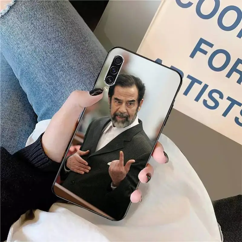 

Saddam Hussein Iraq pattern Phone Case For Samsung galaxy S 9 10 20 A 10 21 30 31 40 50 51 71 s note 20 j 4 2018 plus