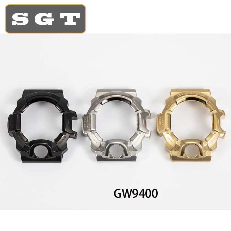 Ободок для GW-9400, черный, 316, нержавеющая сталь, серебро, золото, для мужчин, для спорта, дайвинга, металлическая пряжка, ремешок для часов, чехол для часов, ободок, инструмент