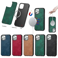 case for iphone 12 pro max iphone 12 mini smooth leather cover vintage leather fitted pc protection cover wireless charging
