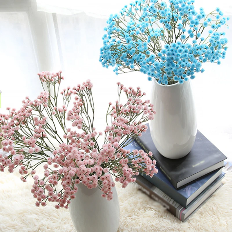 Искусственные цветы для украшения Красная Птица ягода спрей стебель