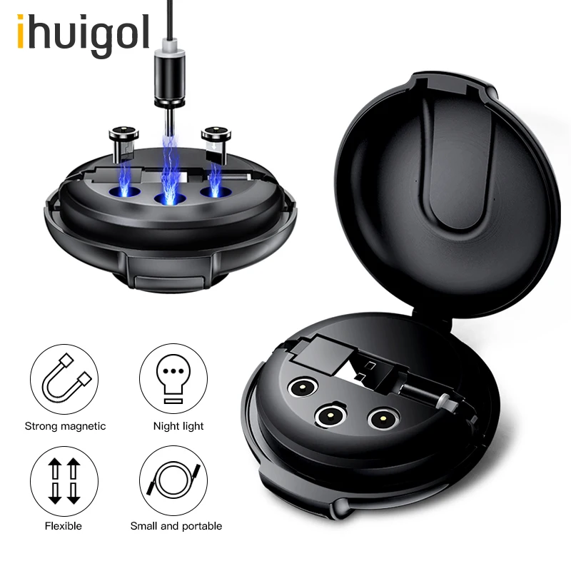

Магнитный usb-кабель ihuigol 3 в 1 для Apple iPhone X, 7, 6, Xs Max, XR, Samsung