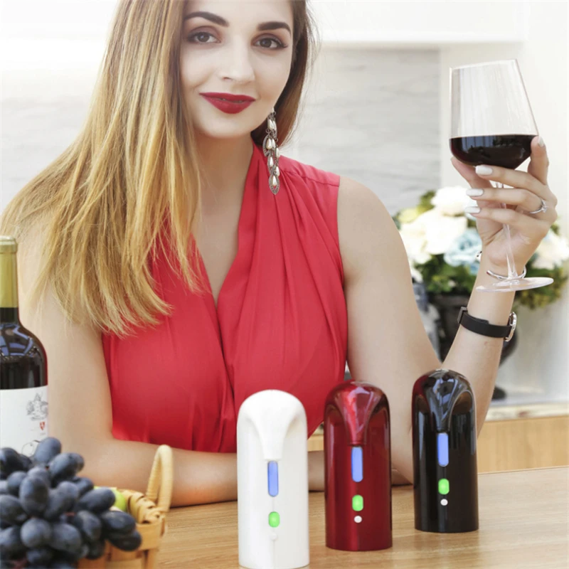 

Wine Pourer Smart Electric Automatic Red Wine Pourer Aerator Decanters Auto Dispenser Electric Wine Decanters Pourer Bar Tools