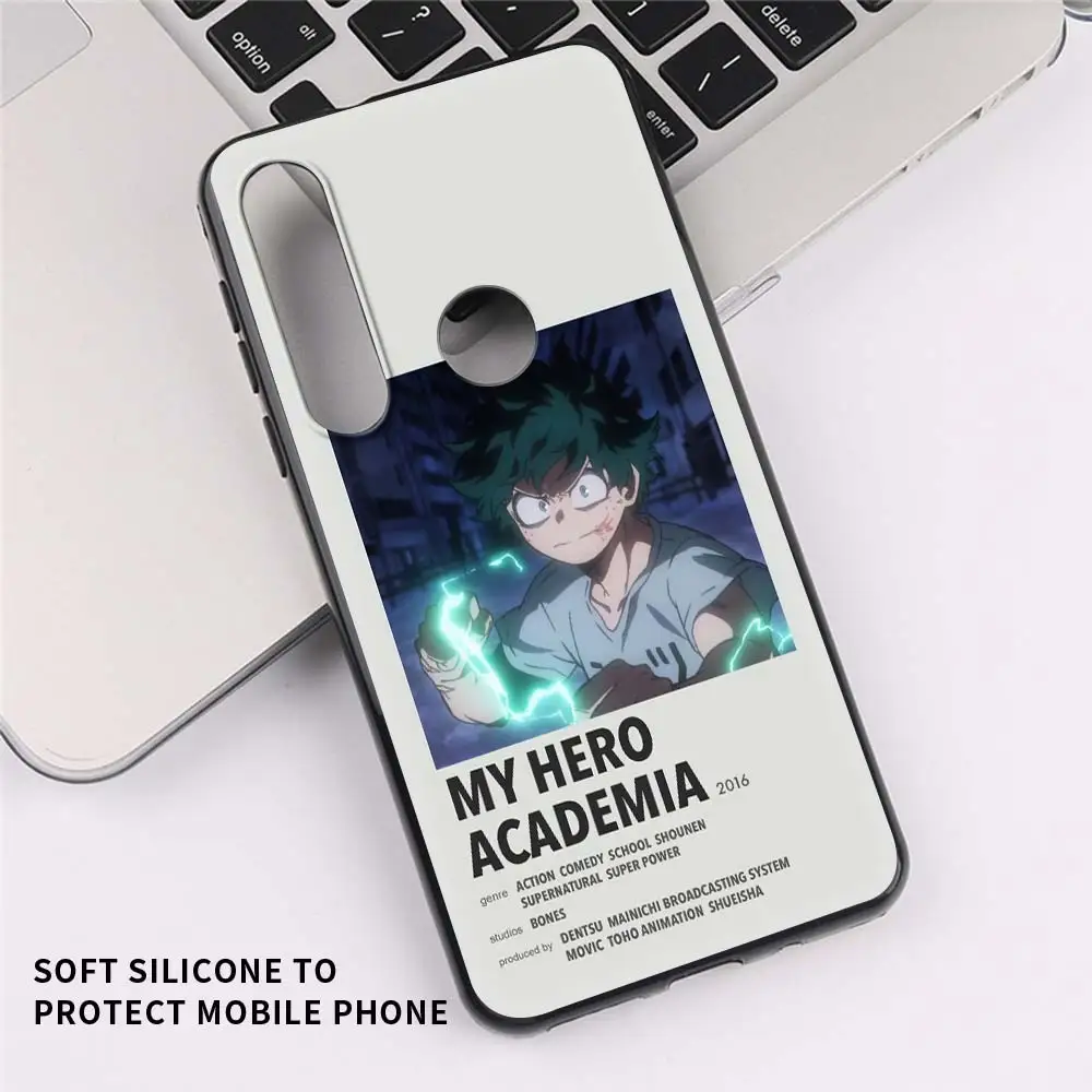 

for Motorola G9 Play Plus Case Cover for Moto One Fusion G8 Power Lite Hyper G Stylus E6s Edge Coque My hero academia Naruto