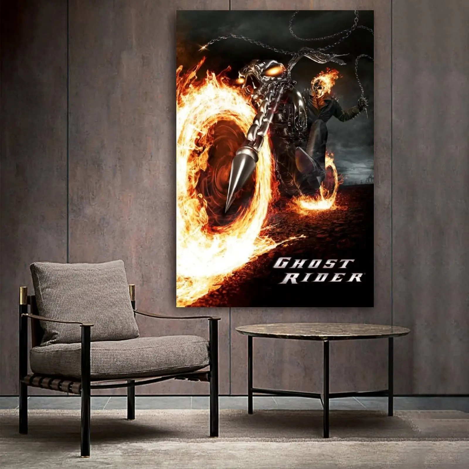 

Ghost Rider (2007) Game Poster Canvas Art Poster and Wall Art Picture Print Modern Family bedroom Decor Posters