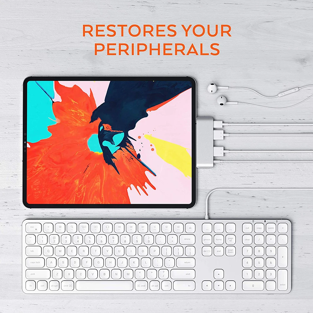 Новый хаб Type-C Ipad Pro потрясающий 4K HDMI USB-C источник питания обеспечивает