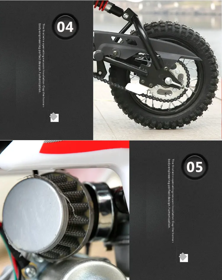 110CC большое смещение четырехтактный одноцилиндровый кросс-кантри Мотоцикл дети езда обучение двухколесный гонки