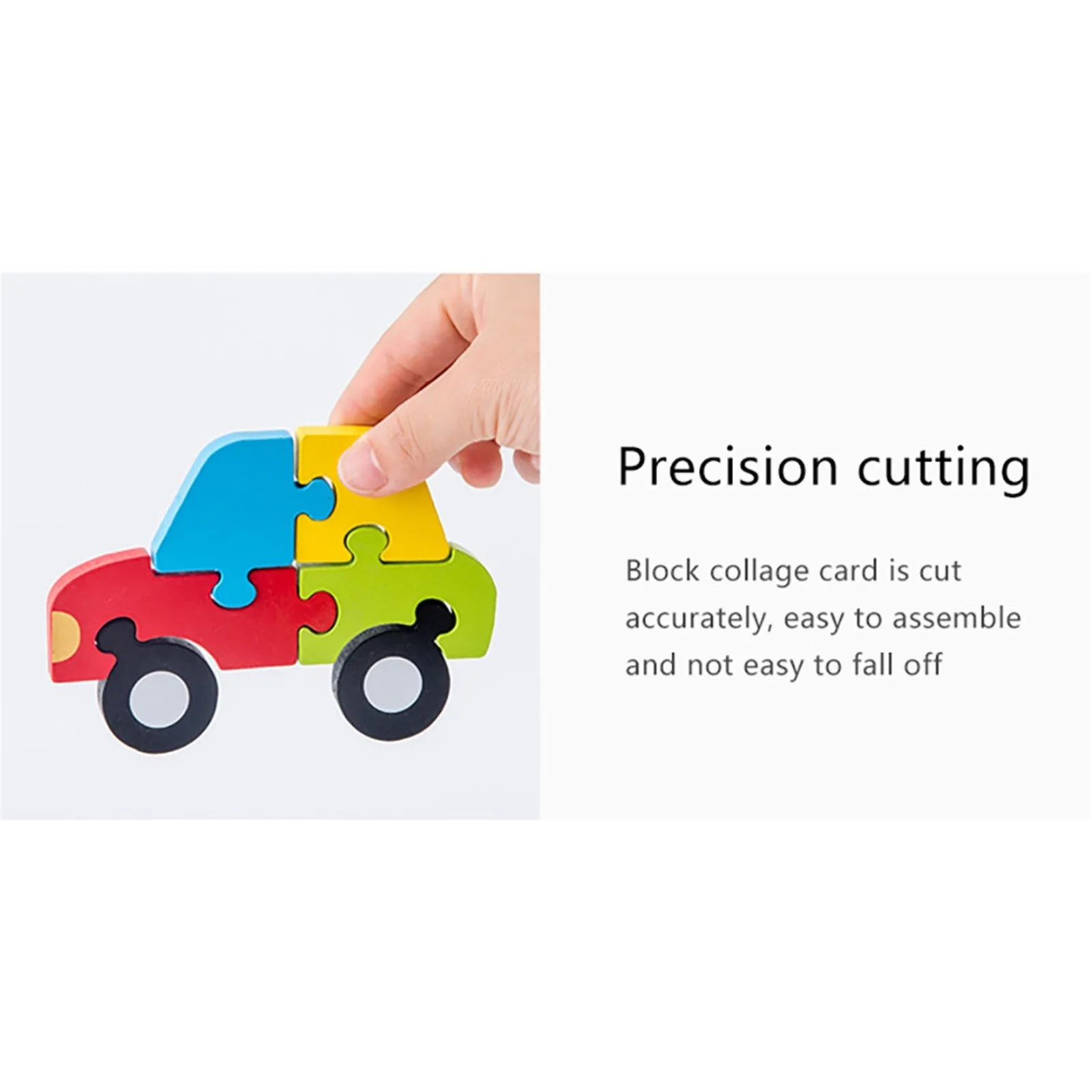 

3D Wooden Puzzle Cartoon Animals Kids Cognitive Jigsaw Puzzle Early Learning Educational Baby Puzzle Toys for Children Funny Toy