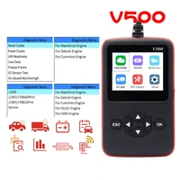 code reader v500 cr hd heavy duty truck and car scanner