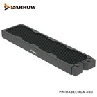 Barrow 480 мм x 4 медный толстый радиатор, G14*2 480 мм, подходит для серии 12 см, радиатор компьютерного вентилятора, 