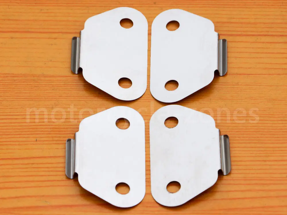4 шт. Notorcycle Saddlebag Lid Wear Strike Plates Kits для Harley Touring Electra Street Glide Road King 1993 2013|Накладки и
