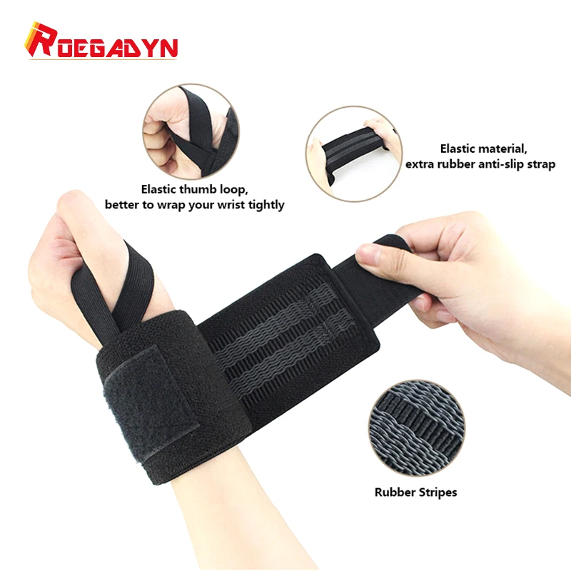 ROEGADYN черный браслет для поддержки запястья и тренировок на запястье