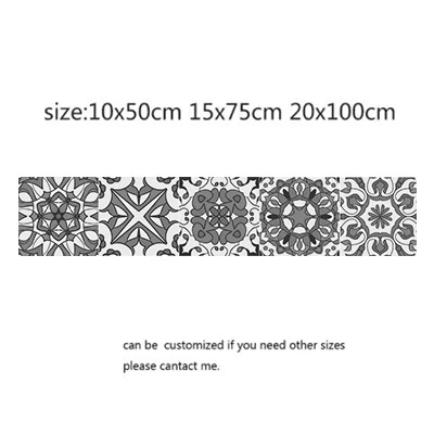 Серая плитка в марокканском стиле стикеры водонепроницаемые самоклеящиеся обои
