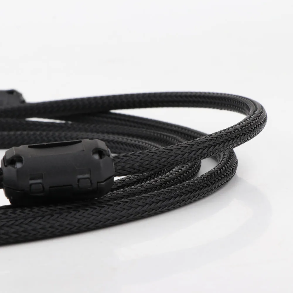 Canare L-4E6S 99.998% OFC медный OTG usb кабель hifi USB с двойным магнитным кольцом позолоченный