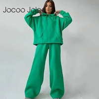 women sweatpants and hoodie set oversized tracksuit two pieces set hooded pullover wide leg trousers suit oversized outfits