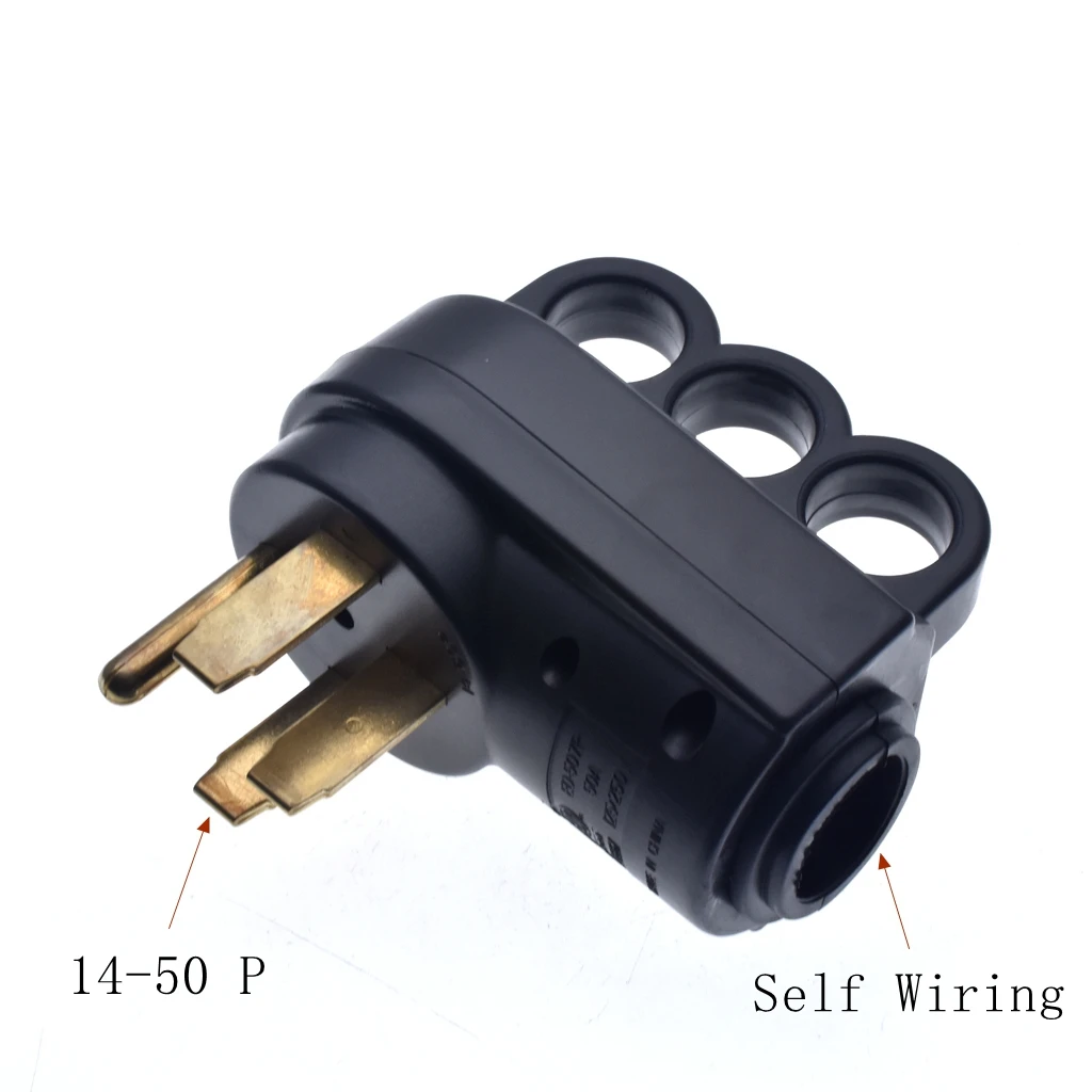 [Nema 14-50 P] 50 Ампер сверхмощный RV EV сменный вкладыш, NEMA 14-50 P ...
