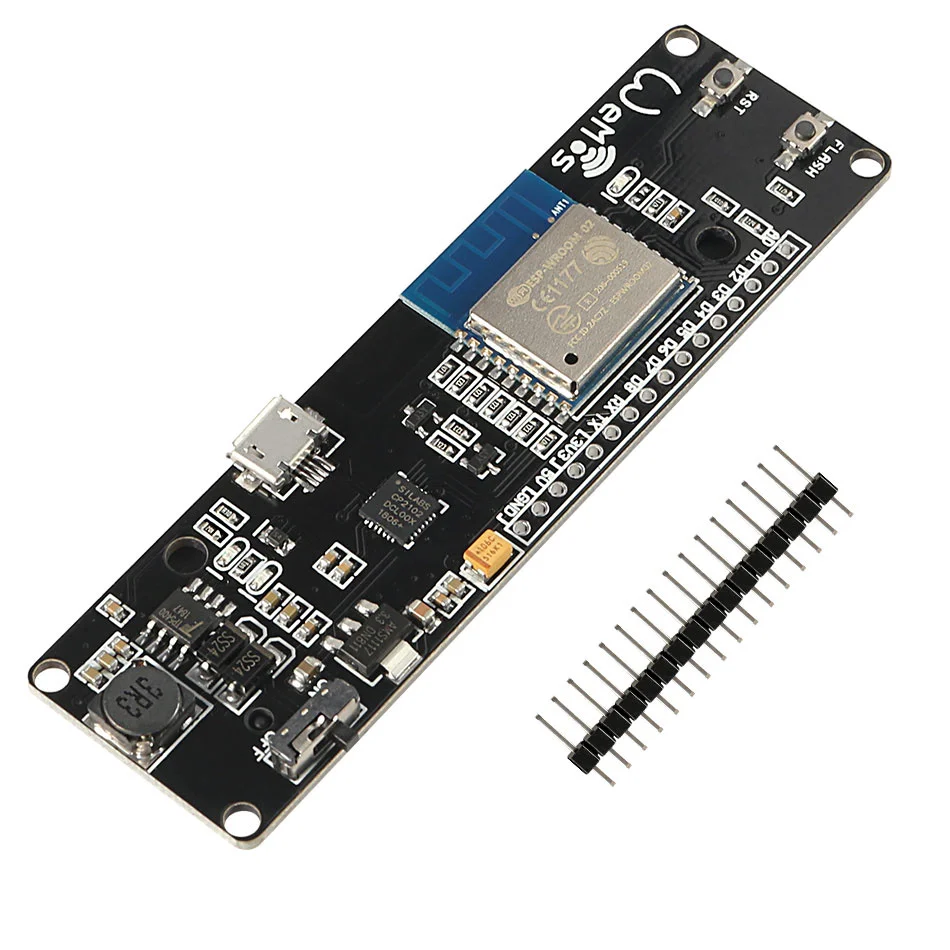 Для WeMos D1 ESP-Wroom-02 материнская плата ESP8266 Mini WiFi модуль Nodemcu 18650 для разработки