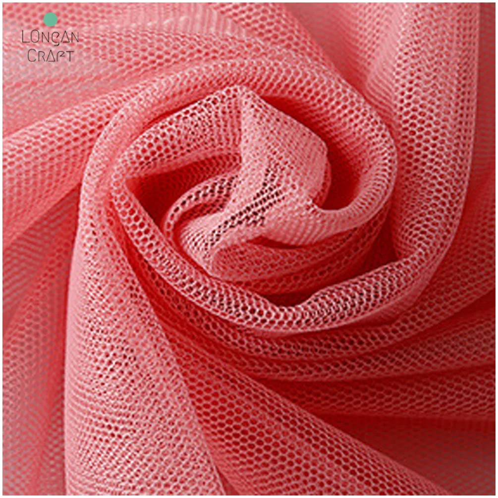 100*160cm Polyester Net Fabric Honeycomb Mesh Cloth Cushion Knit Interlining Apparel Bags DIY Sewing Material Supplies