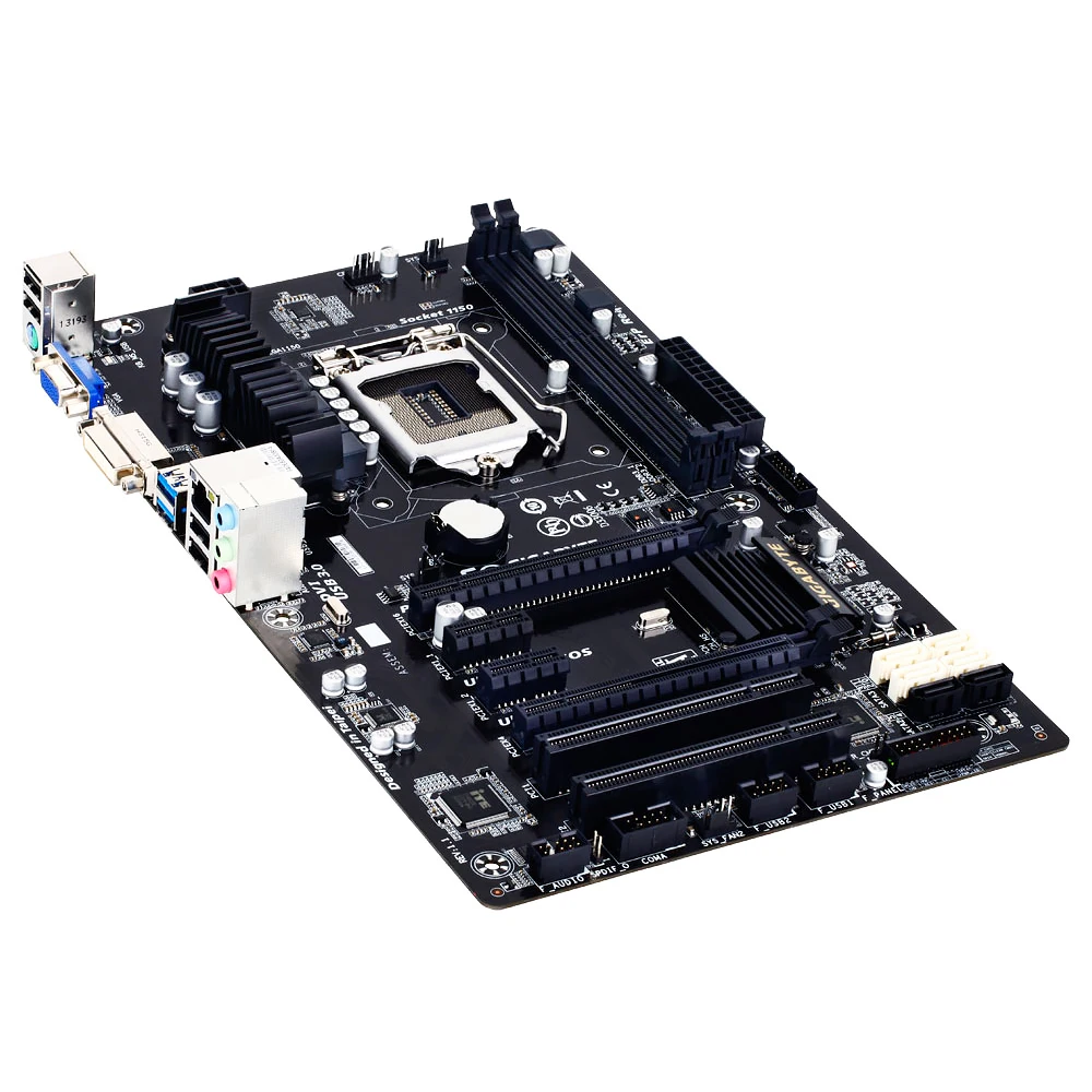 Gigabyte GA-B85-D3V рабочего Материнская плата B85-D3V B85 LGA 1150 Core i7 i5 i3 DDR3 16G SATA3 USB3.0 VGA HDMI DVI блок