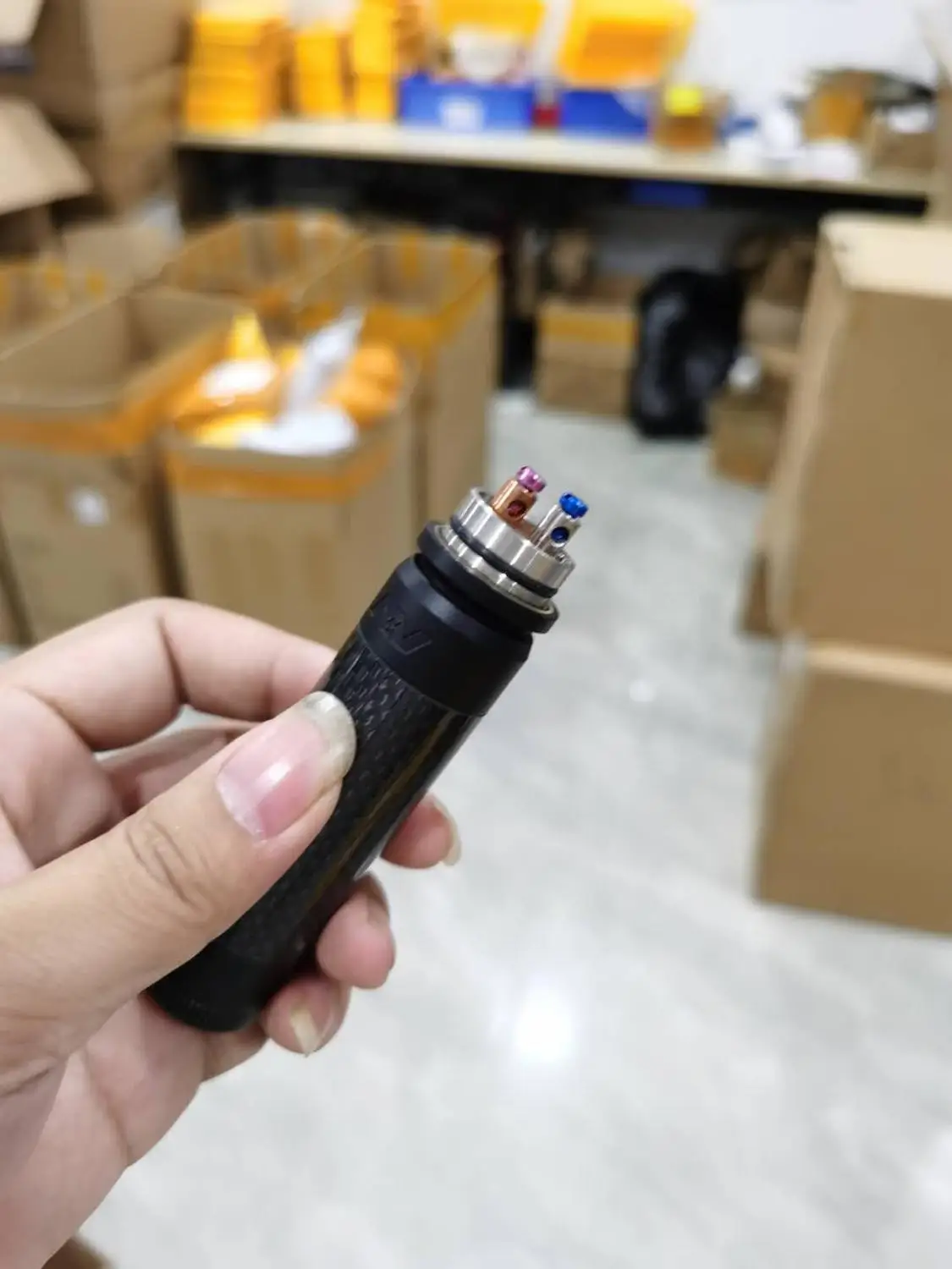AV Twistgyre mod kit медный медно-алюминиевый Материал механический мод 18650 батарея