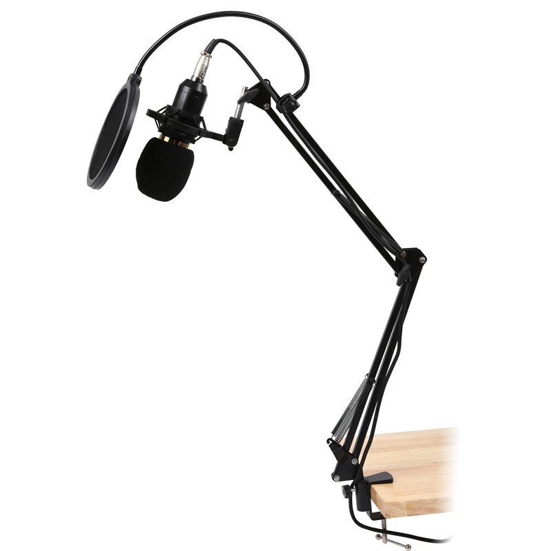 BM800 конденсаторный микрофон набор студийная Подвеска стрелы ножничный рычаг