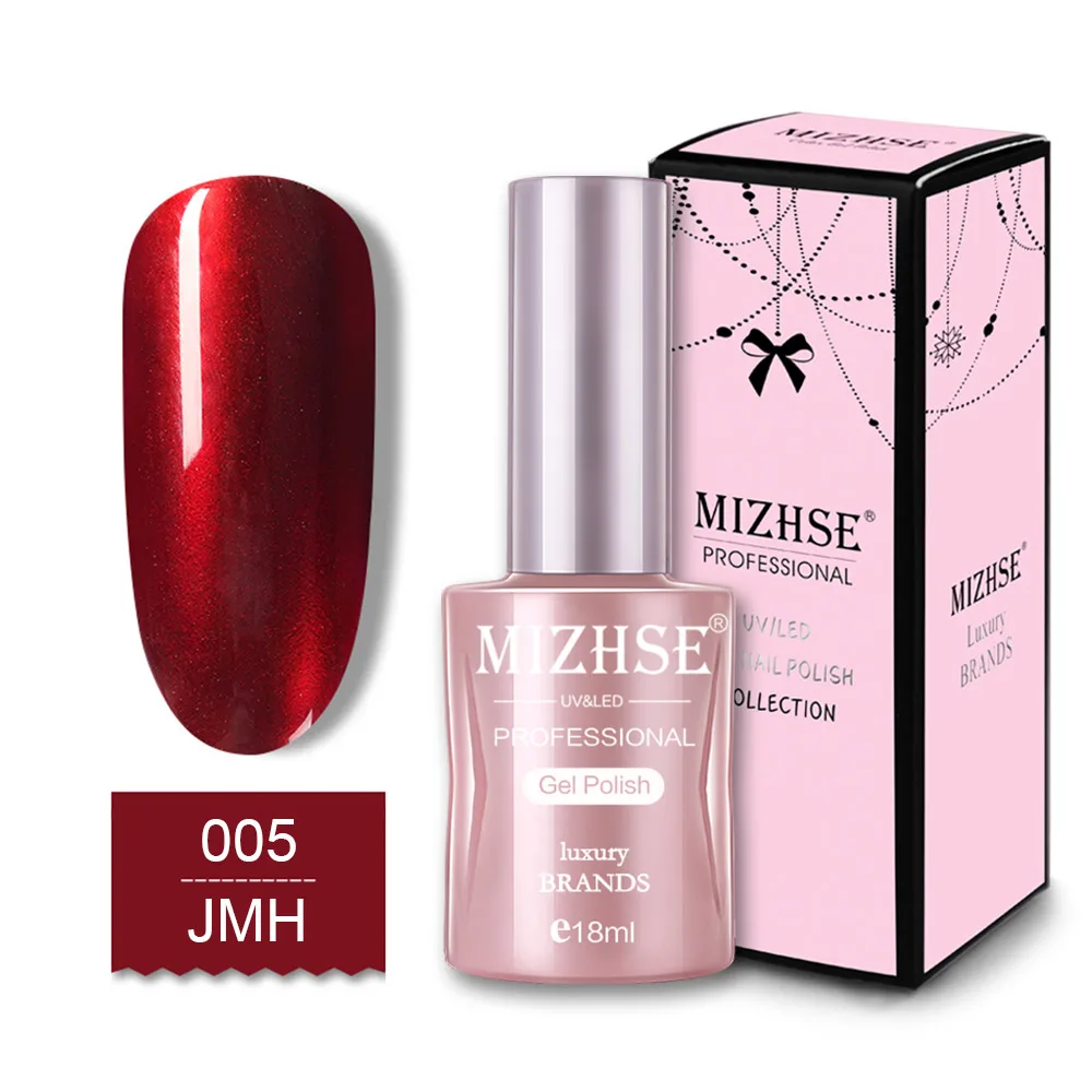 MIZHSE металлический зеркальный эффект лак для ногтей Ge Need Серебристая основа красный цвет УФ лак для ногтей металлический яркий акриловый цвет клей для ногтей Гель-лак - Цвет: 5